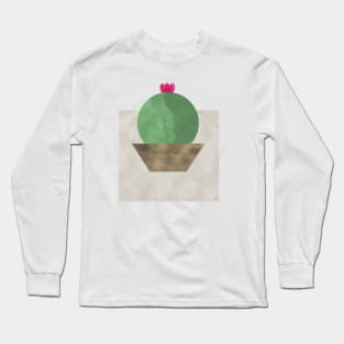 Cute Abstract Cactus Art. Long Sleeve T-Shirt